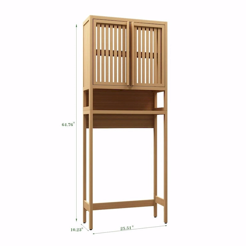 Bamboo Toilet Storage Cabinet
