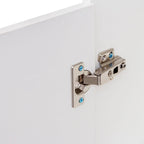 15.67 in. W x 70.87 in. H MDF Freestanding Linen Cabinet with Multi-layer Storage