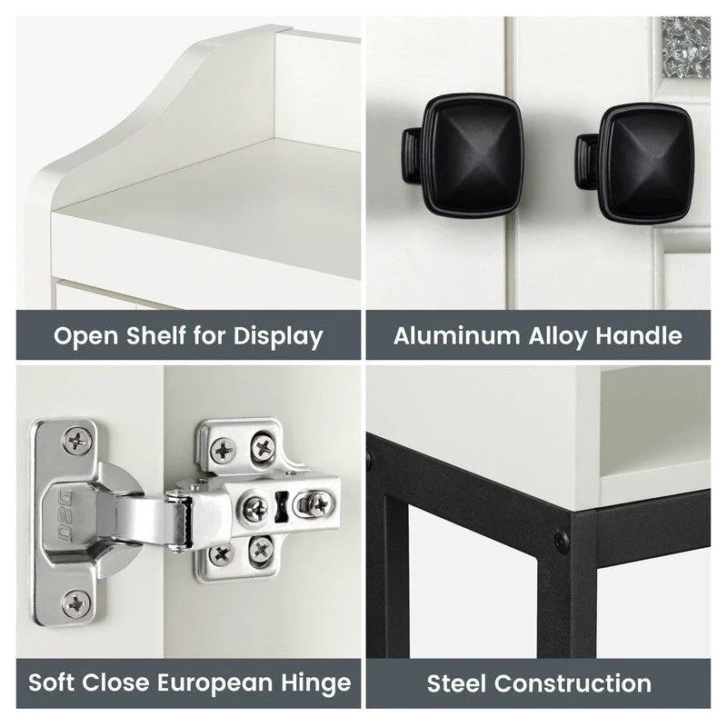 Over The Toilet Storage Cabinet - 7.87D x 23.23W x 67.32H