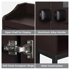 Over The Toilet Storage Cabinet - 7.87D x 23.23W x 67.32H