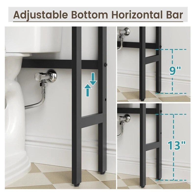 Over The Toilet Storage Cabinet - 7.87D x 23.23W x 67.32H