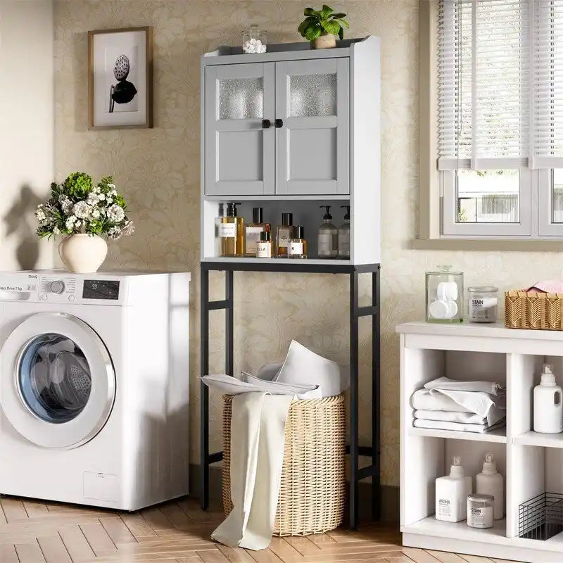 Over The Toilet Storage Cabinet - 7.87D x 23.23W x 67.32H