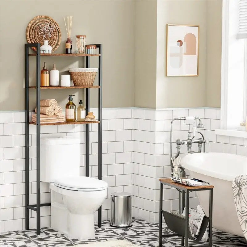 Over The Toilet Storage - 9.4D x 24.8W x 64.2H