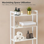 Over The Toilet Storage - 9.4D x 24.8W x 64.2H