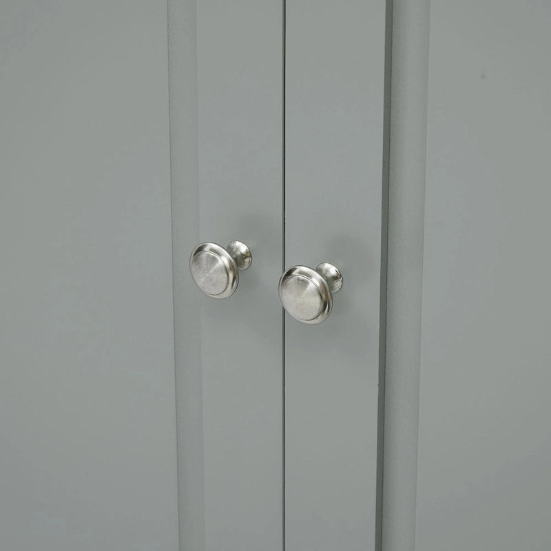 Tall Storage Cabinet with Two Drawers