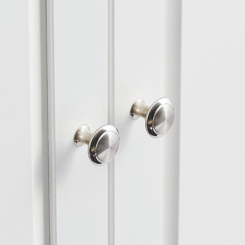 Tall Storage Cabinet with Two Drawers