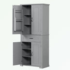 Bathroom Storage Cabinet with Doors and Drawer