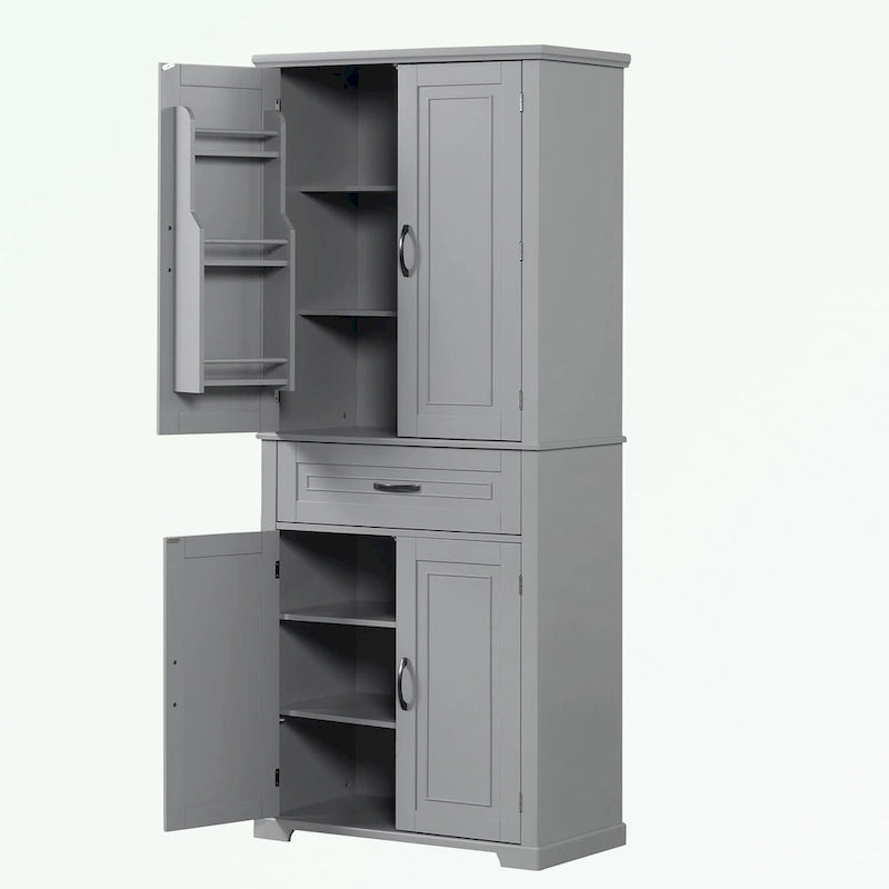 Bathroom Storage Cabinet with Doors and Drawer
