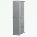 Bathroom Storage Cabinet with Doors and Drawer