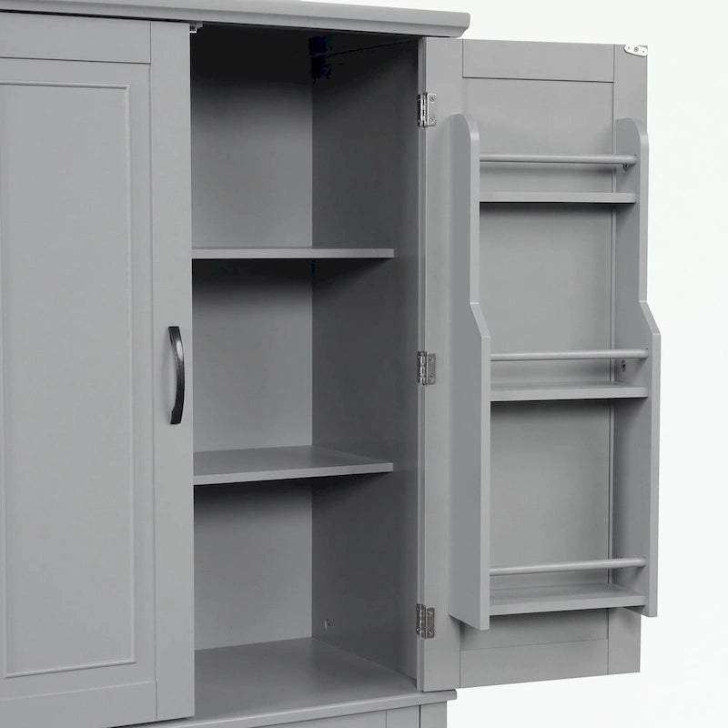 Bathroom Storage Cabinet with Doors and Drawer