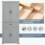 Bathroom Storage Cabinet with Doors and Drawer