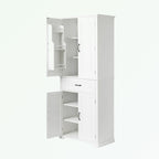 Bathroom Storage Cabinet with Doors and Drawer