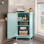 Bathroom Corner Cabinet with Adjustable Shelf