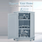 Bathroom Corner Cabinet with Adjustable Shelf