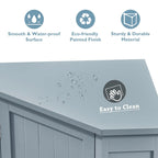 Bathroom Corner Cabinet with Adjustable Shelf