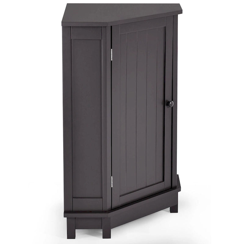 Bathroom Corner Cabinet with Adjustable Shelf