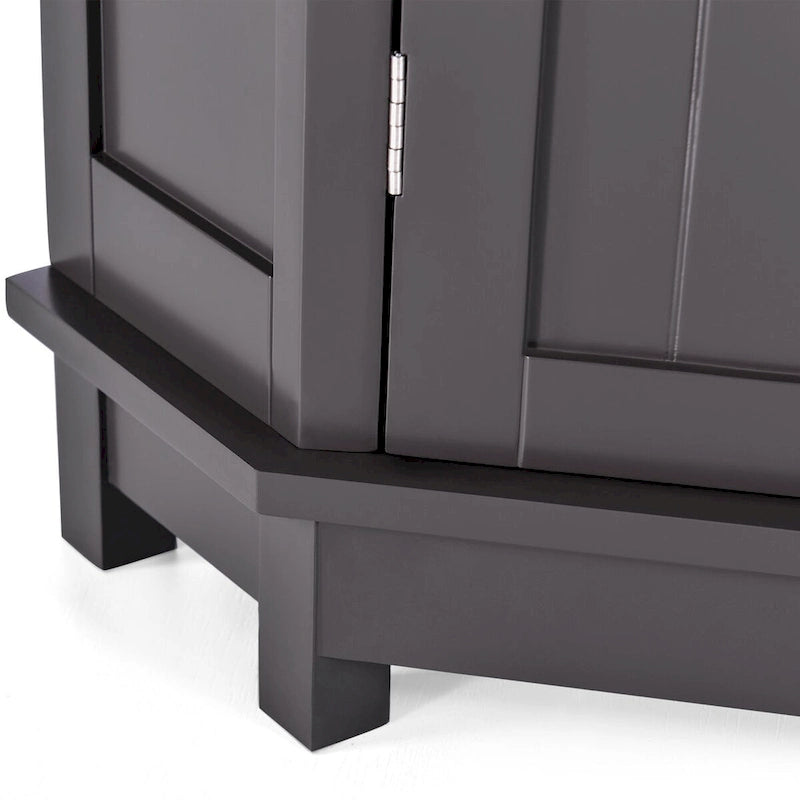 Bathroom Corner Cabinet with Adjustable Shelf