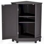 Bathroom Corner Cabinet with Adjustable Shelf