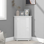 Bathroom Corner Cabinet with Adjustable Shelf