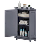 Bathroom Corner Cabinet with Adjustable Shelf