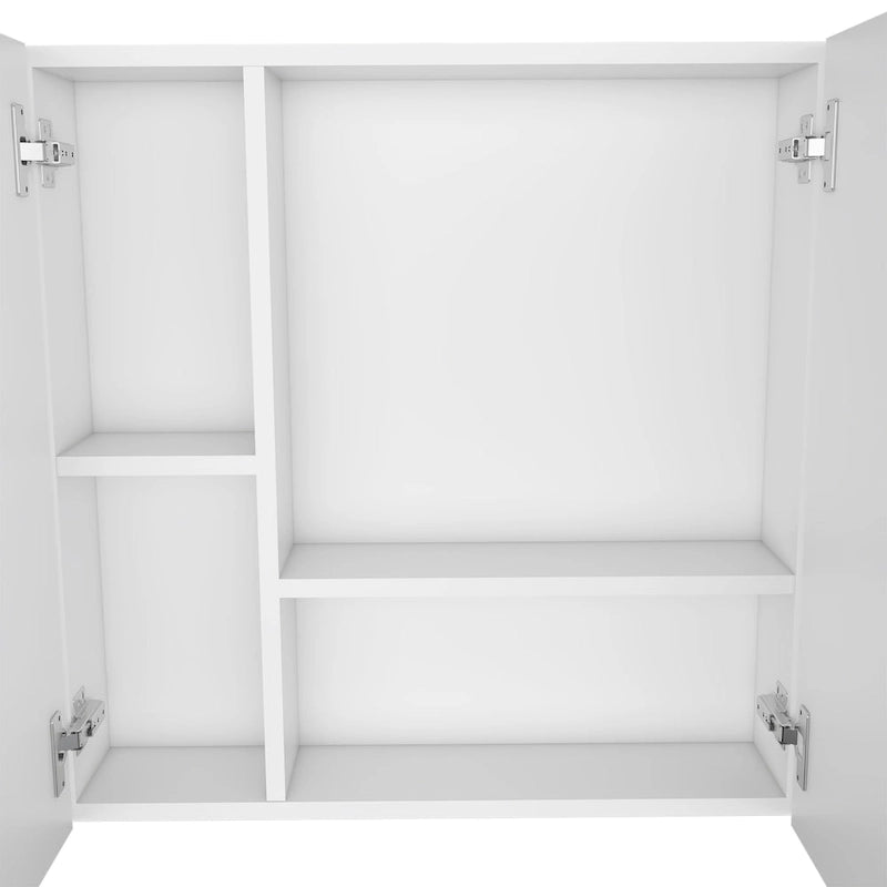 Medicine Cabinet with Mirror Lexington,Three Internal Shelves, Black Wengue Finish