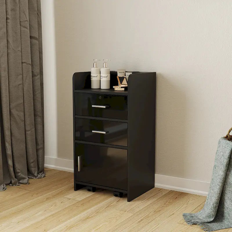 Locking Storage Cabinet with Drawer