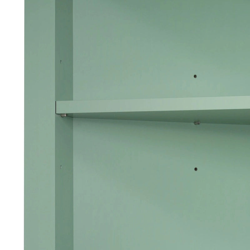 Triangle Tall Cabinet with 3 Drawers and Adjustable Shelves for Bathroom Kitchen or Living Room - 23.00L * 13.40W * 68.90H