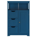 Wood Bathroom Floor Cabinet