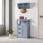 Wood Bathroom Floor Cabinet