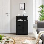 Wood Bathroom Floor Cabinet