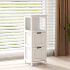 Bathroom Floor Cabinet with 2 Drawers and 1 Storage Shelf