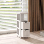 Bathroom Floor Cabinet with 2 Drawers and 1 Storage Shelf