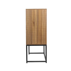 High Cabinet Free Standing Cabinet Adjustable shelf for Living Room Bedroom Hallway - 26.78 x 15.75 x 41.23H