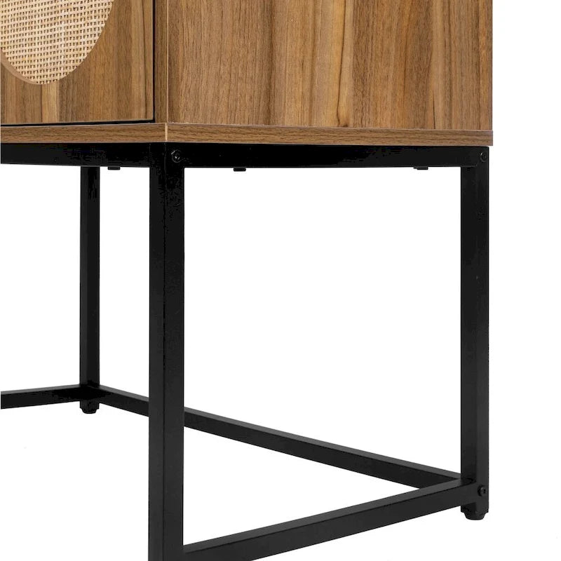 High Cabinet Free Standing Cabinet Adjustable shelf for Living Room Bedroom Hallway - 26.78 x 15.75 x 41.23H