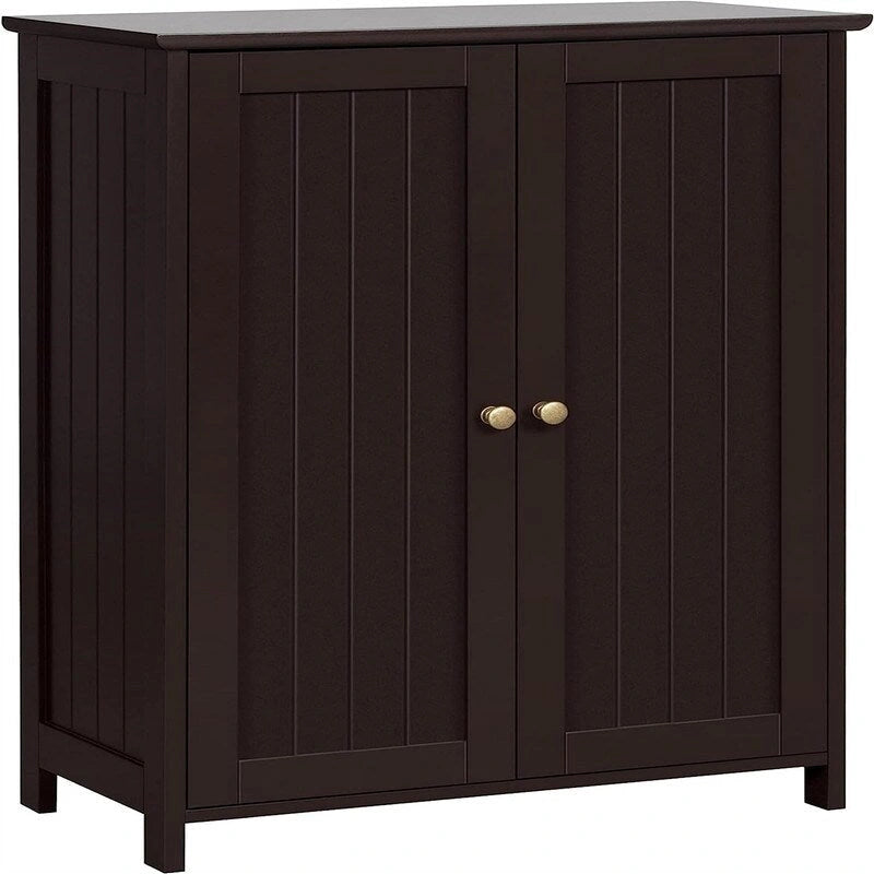 Bathroom Floor Cabinet Double Doors