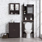 Bathroom Floor Cabinet Double Doors