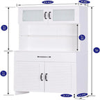 Bathroom Storage Cabinet - 11.75D x 23.62W x 63H