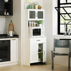 Bathroom Storage Cabinet - 11.75D x 23.62W x 63H