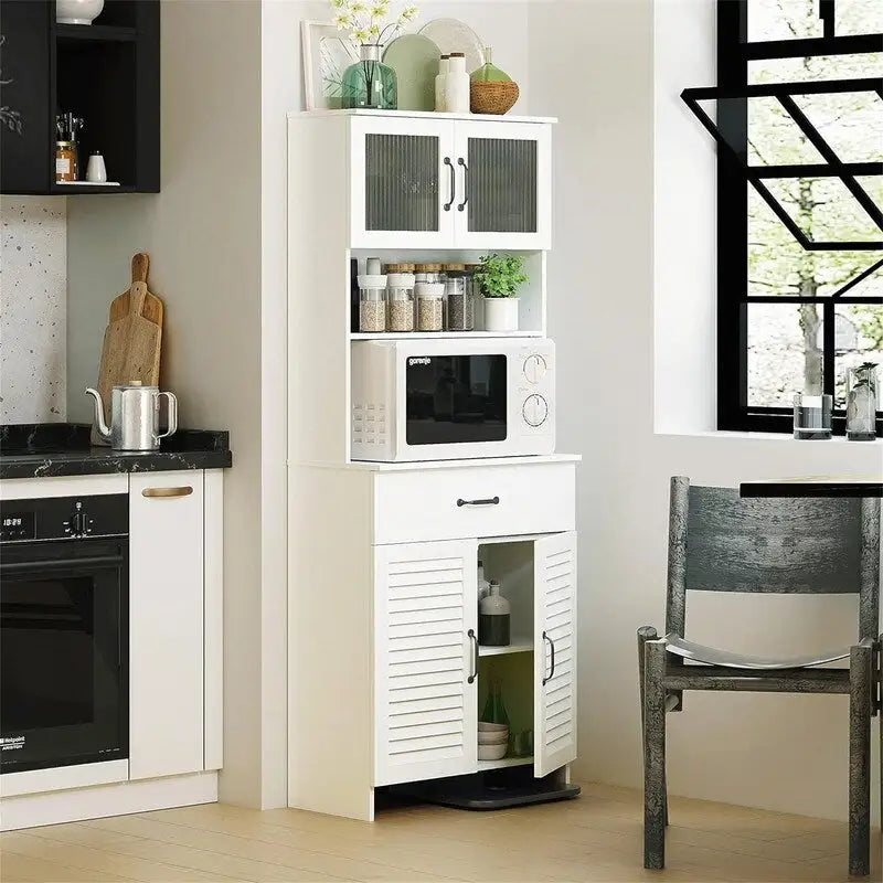 Bathroom Storage Cabinet - 11.75D x 23.62W x 63H