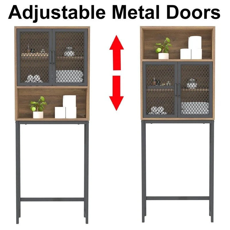 Bathroom Organizer Over Toilet - 9.06D x 24.8W x 65H