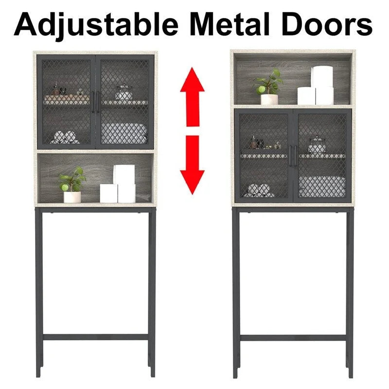 Bathroom Organizer Over Toilet - 9.06D x 24.8W x 65H