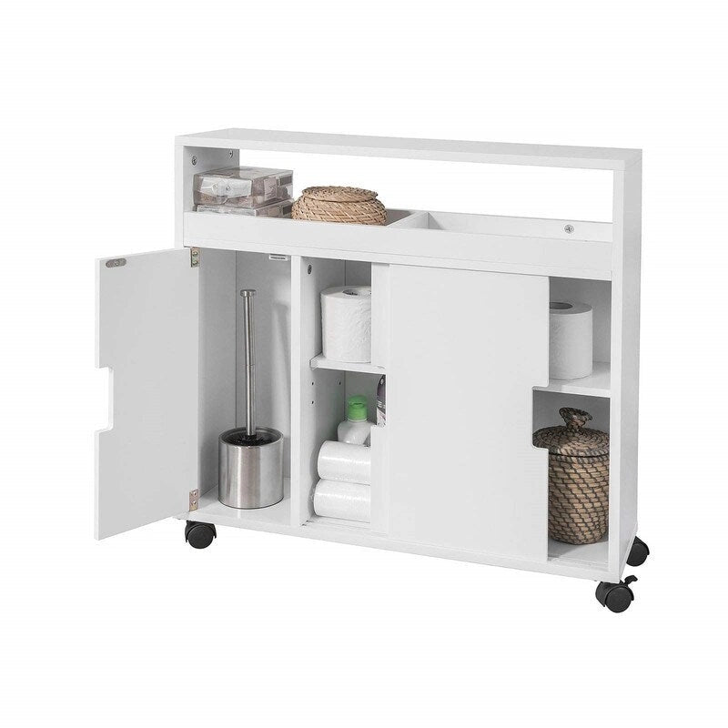 New Version Bathroom Toilet Paper Roll Holder - 7.87D x 27.56W x 27.95H