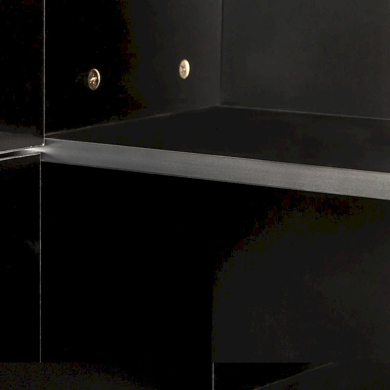 Freestanding Cabinet with Inadjustable Shelves - 13.78*11.50*74.80