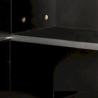 Freestanding Cabinet with Inadjustable Shelves - 13.78*11.50*74.80