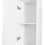 Freestanding Cabinet with Inadjustable Shelves - 13.78*11.50*74.80