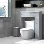 Over the Toilet Storage Cabinet with Adjustable Shelves,Toilet Rack