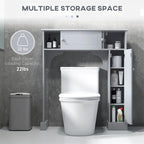 Over the Toilet Storage Cabinet with Adjustable Shelves,Toilet Rack