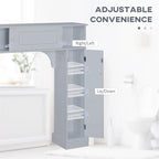Over the Toilet Storage Cabinet with Adjustable Shelves,Toilet Rack