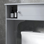 Over the Toilet Storage Cabinet with Adjustable Shelves,Toilet Rack