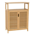 Bamboo Storage Cabinet - 11.8D x 23.6W x 31.7H
